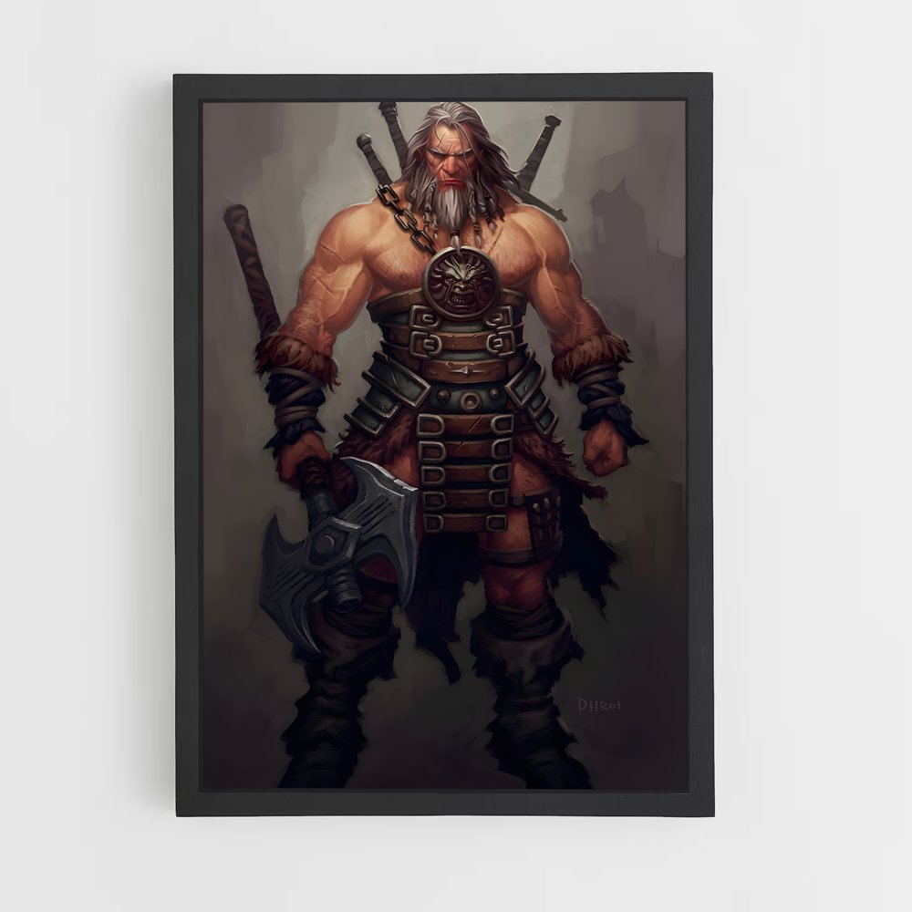 ap-barbarian diablo-6 cadre Noir