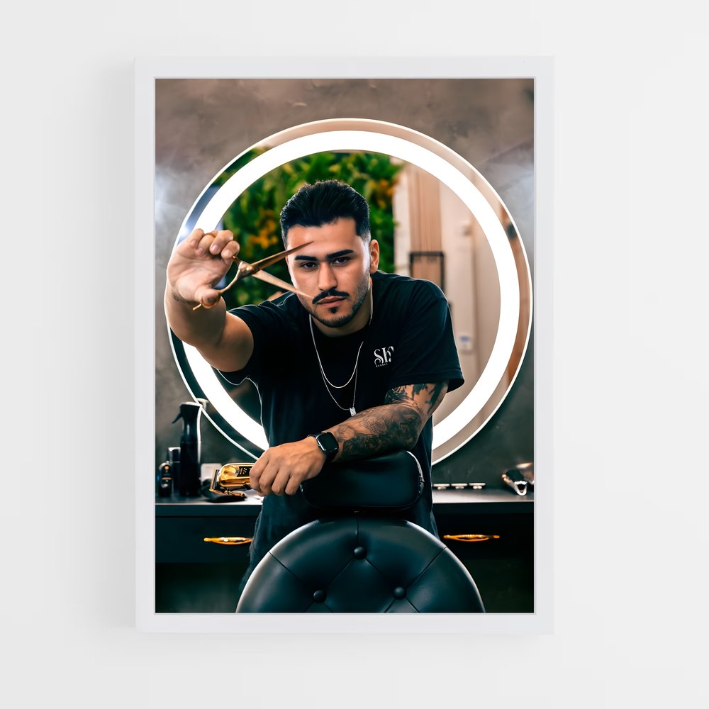 ap-barber-4 cadre Blanc