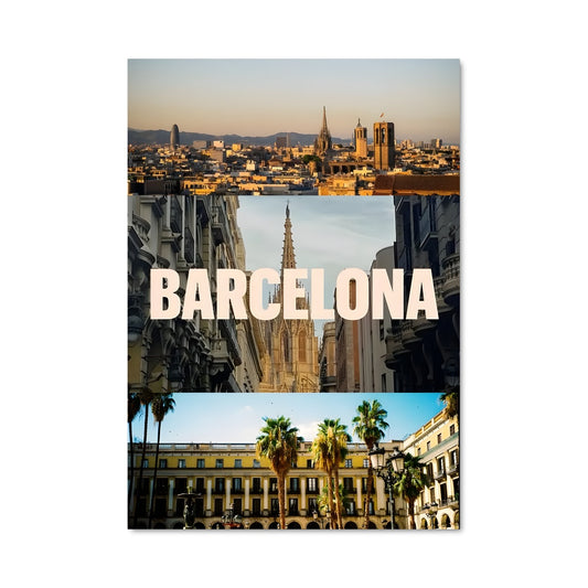 Poster Barcelone Éternelle