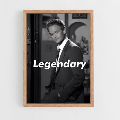 ap-barney stinson-2 cadre Bois clair
