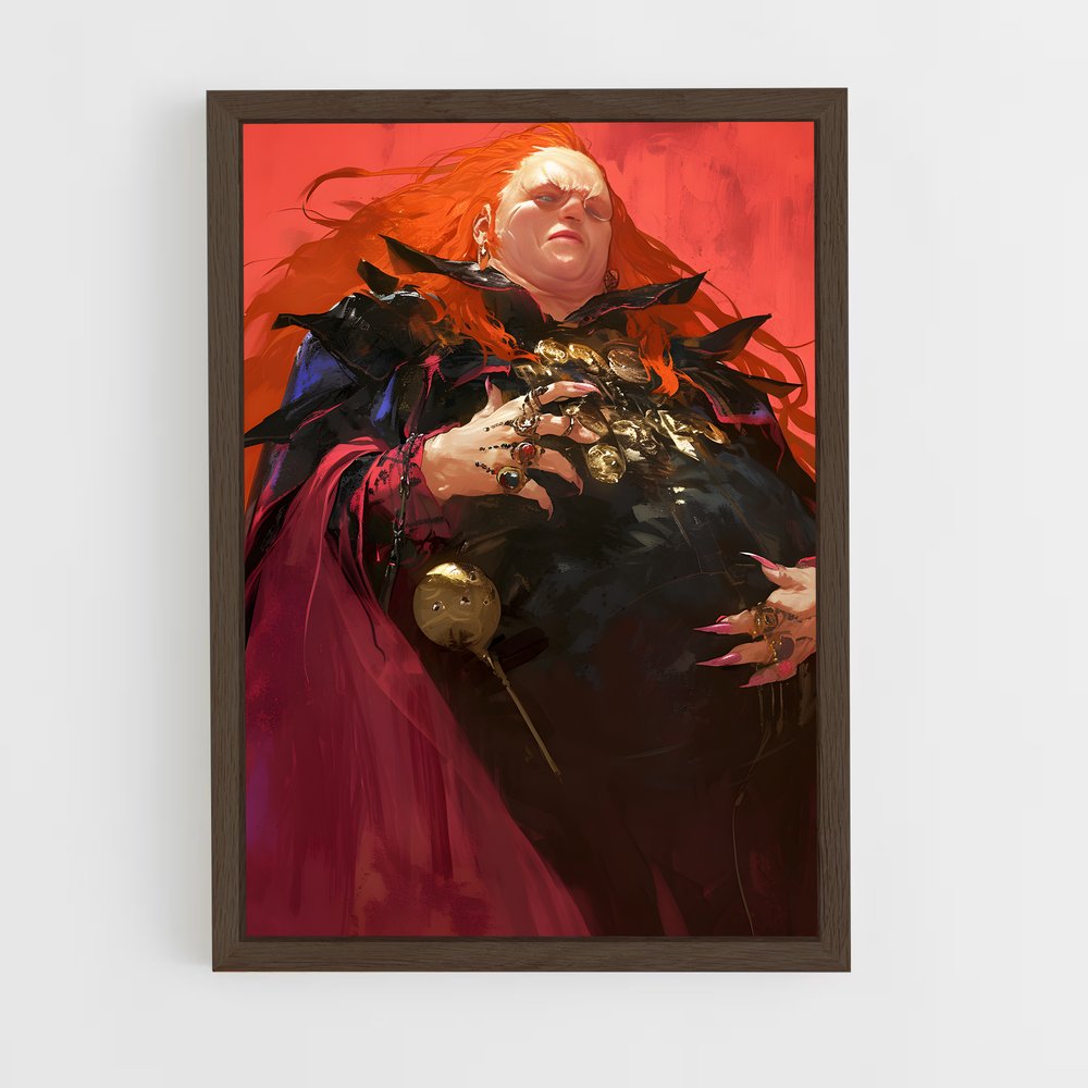 ap-baron vladimir harkonnen-3 cadre Bois foncé