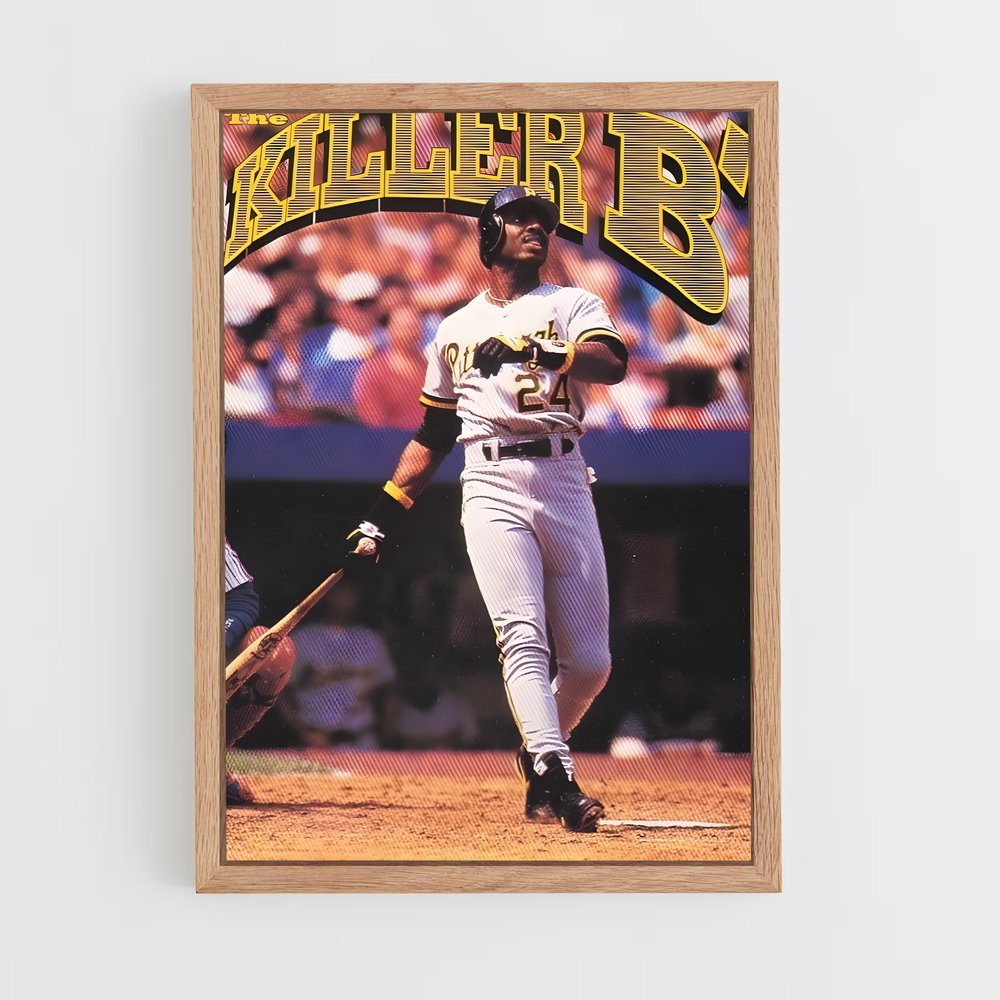 ap-barry bonds-5 cadre Bois clair