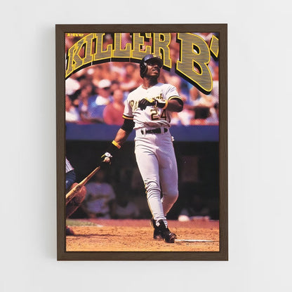 ap-barry bonds-5 cadre Bois foncé