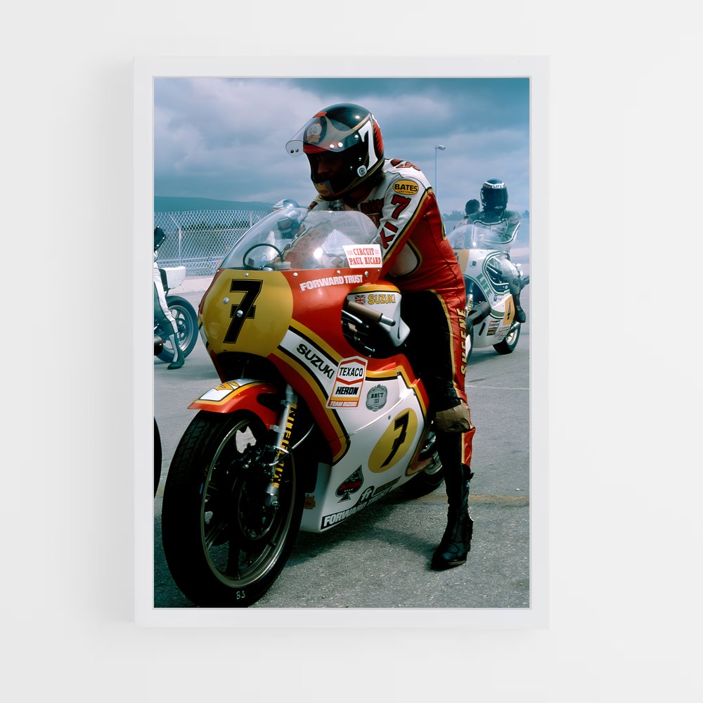 ap-barry sheene-2 cadre Blanc