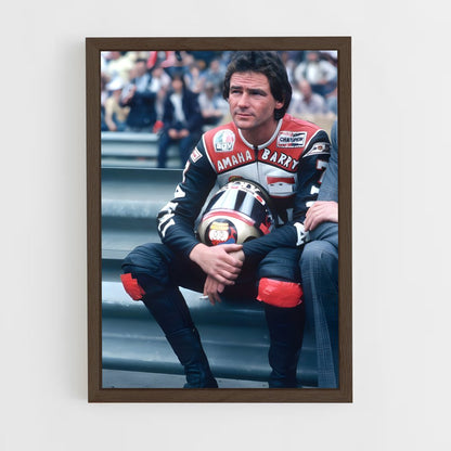 ap-barry sheene-8 cadre Bois foncé