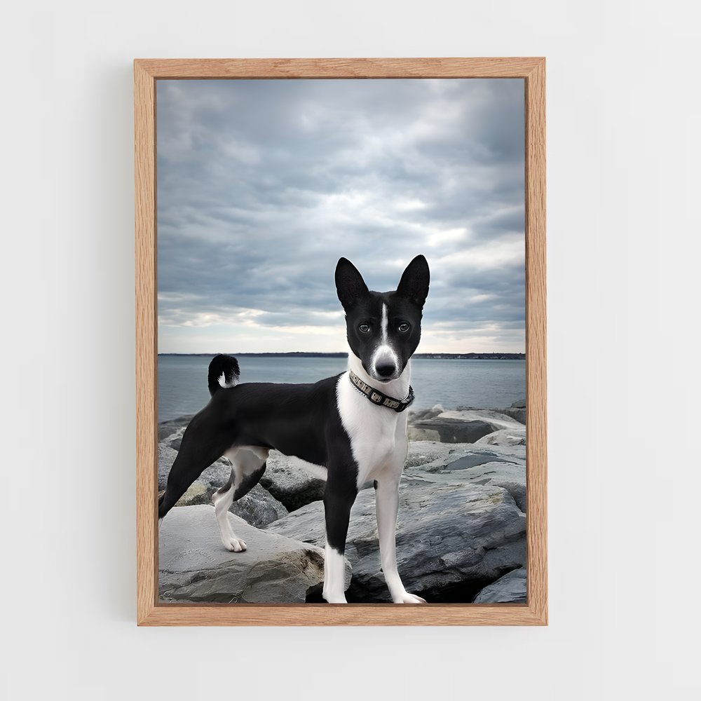 ap-basenji-3 cadre Bois clair
