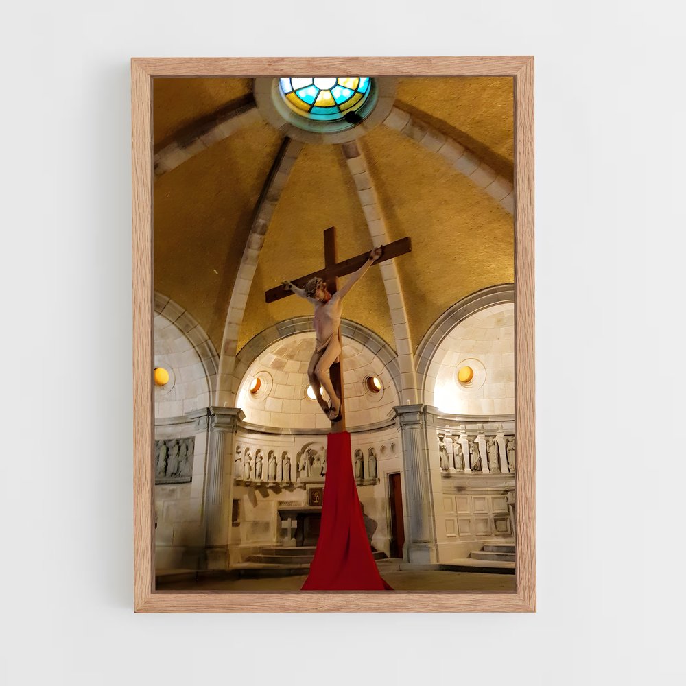 ap-basilica sainte anne brazzaville-4 cadre Bois clair