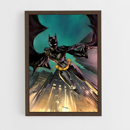 ap-batgirl-3 cadre Bois foncé
