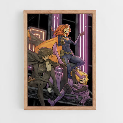 ap-batgirl-4 cadre Bois clair