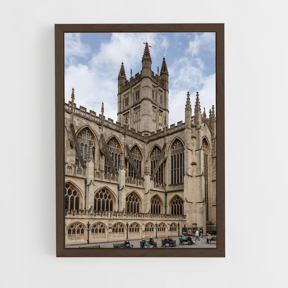 ap-bath abbey-3 cadre Bois foncé