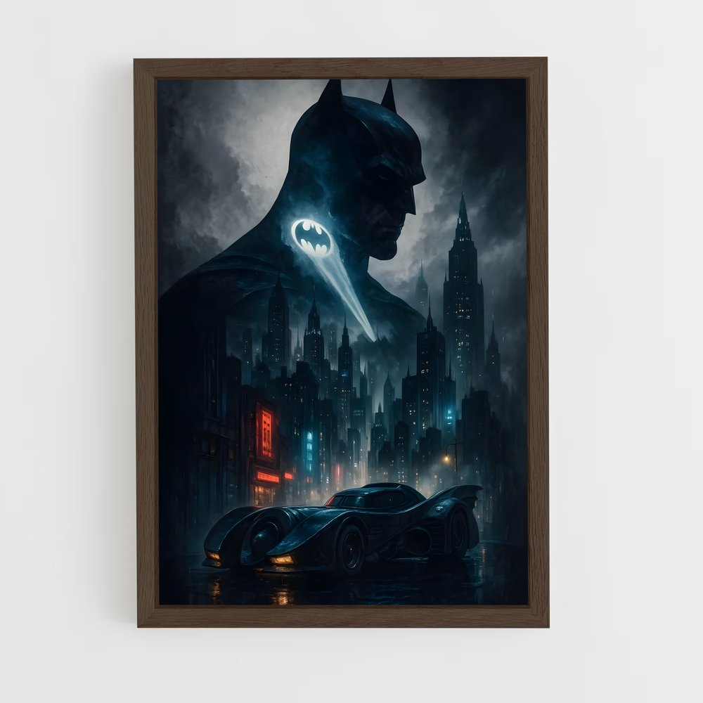 ap-batman-3 cadre Bois foncé