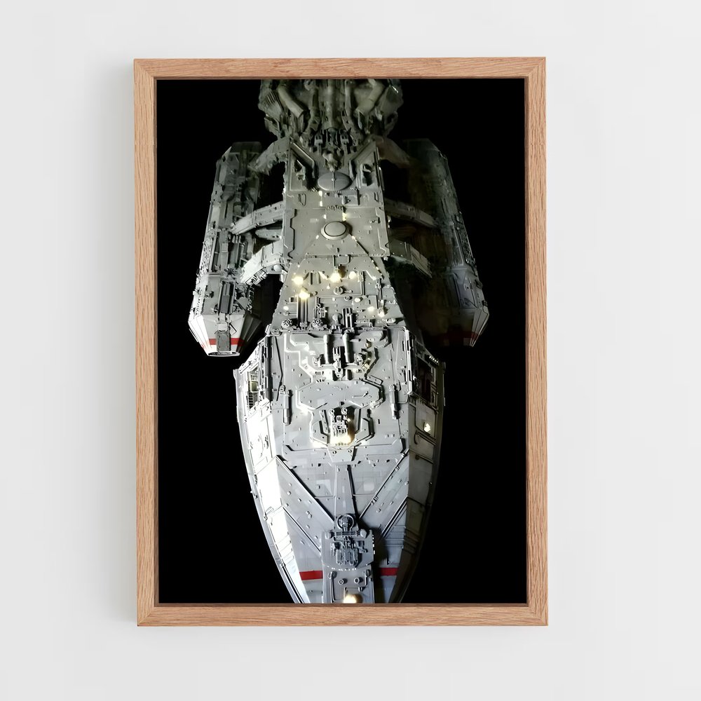 ap-battlestar galactica-2 cadre Bois clair