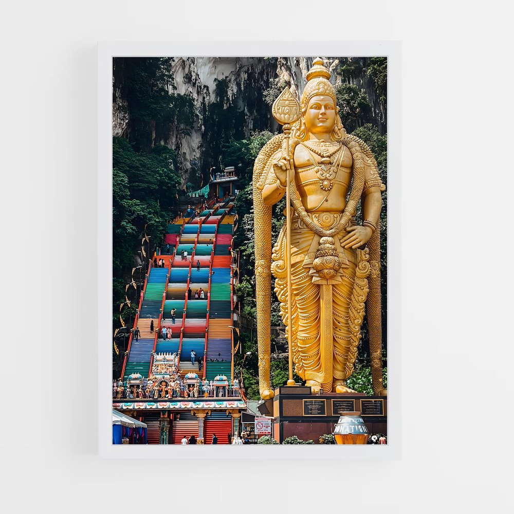 ap-batu caves-1 cadre Blanc