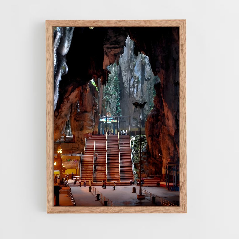 ap-batu caves-7 cadre Bois clair
