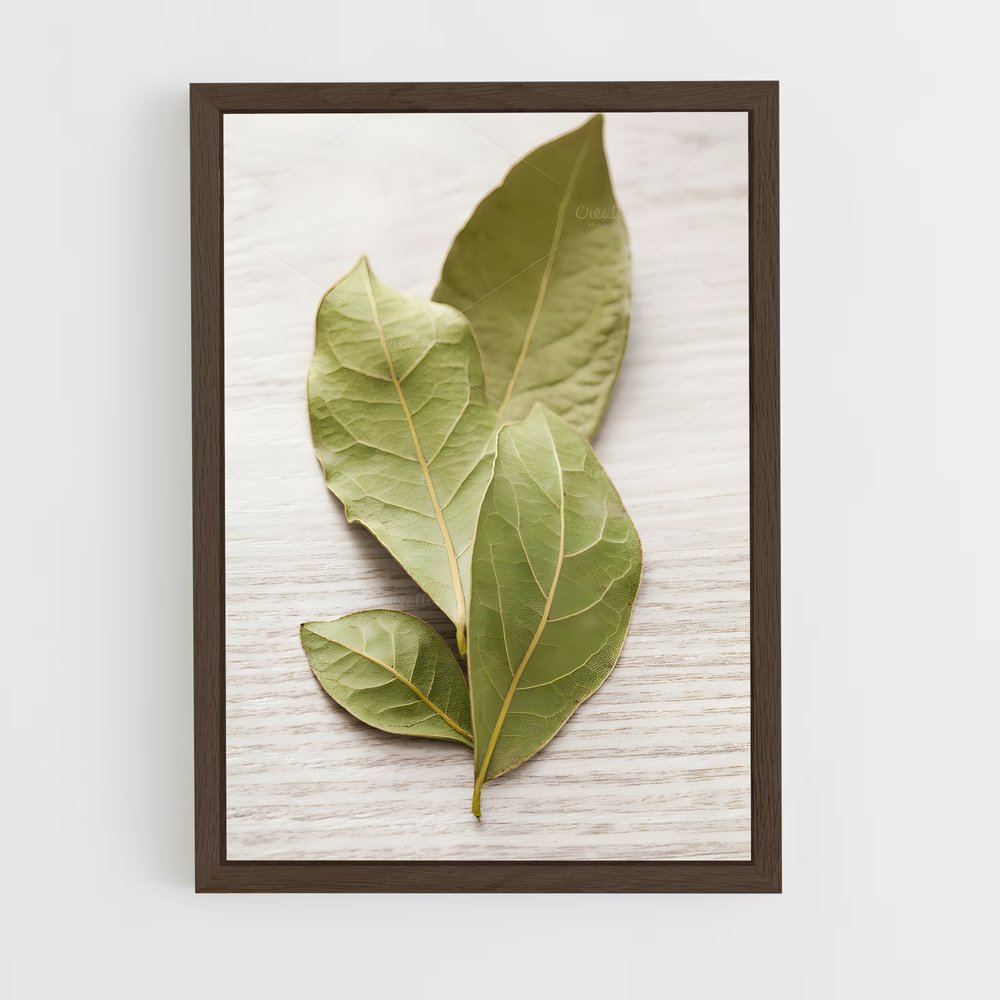 ap-bay leaves-6 cadre Bois foncé