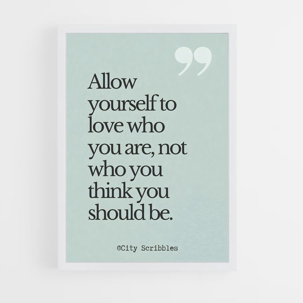 ap-be yourself-4 cadre Blanc