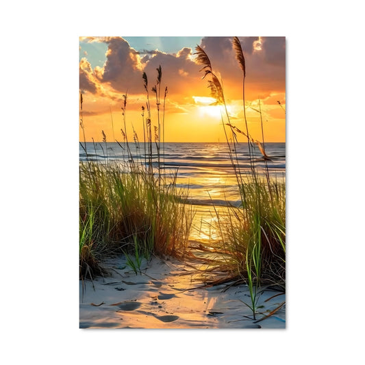 Poster Crépuscule Balnéaire