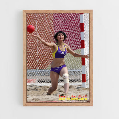 ap-beach handball-5 cadre Bois clair