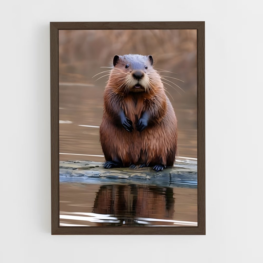 ap-beaver-6 cadre Bois foncé