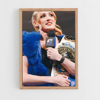 ap-becky lynch-10 cadre Bois clair