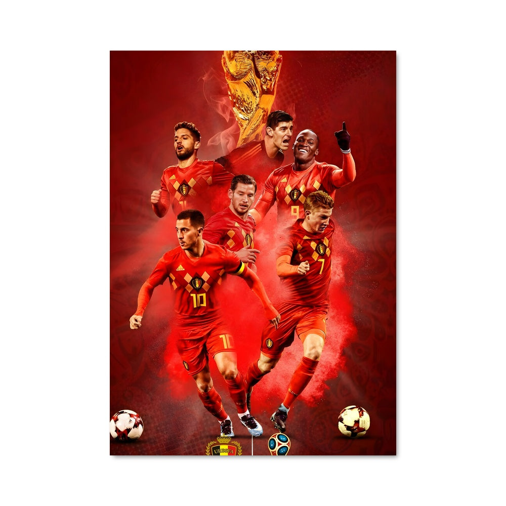 Poster L'Équipe des Diables Rouges