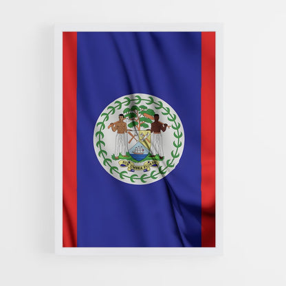 ap-belize flag-1 cadre Blanc