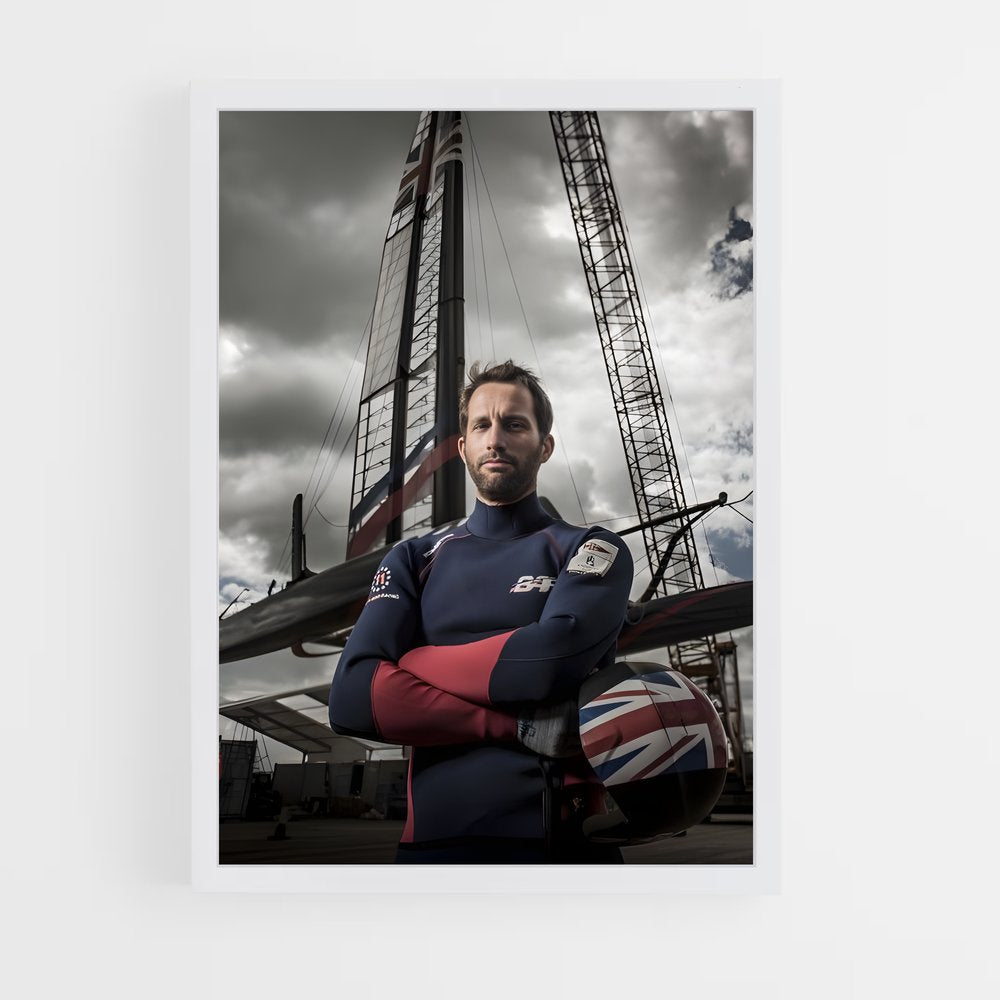 ap-ben ainslie-1 cadre Blanc