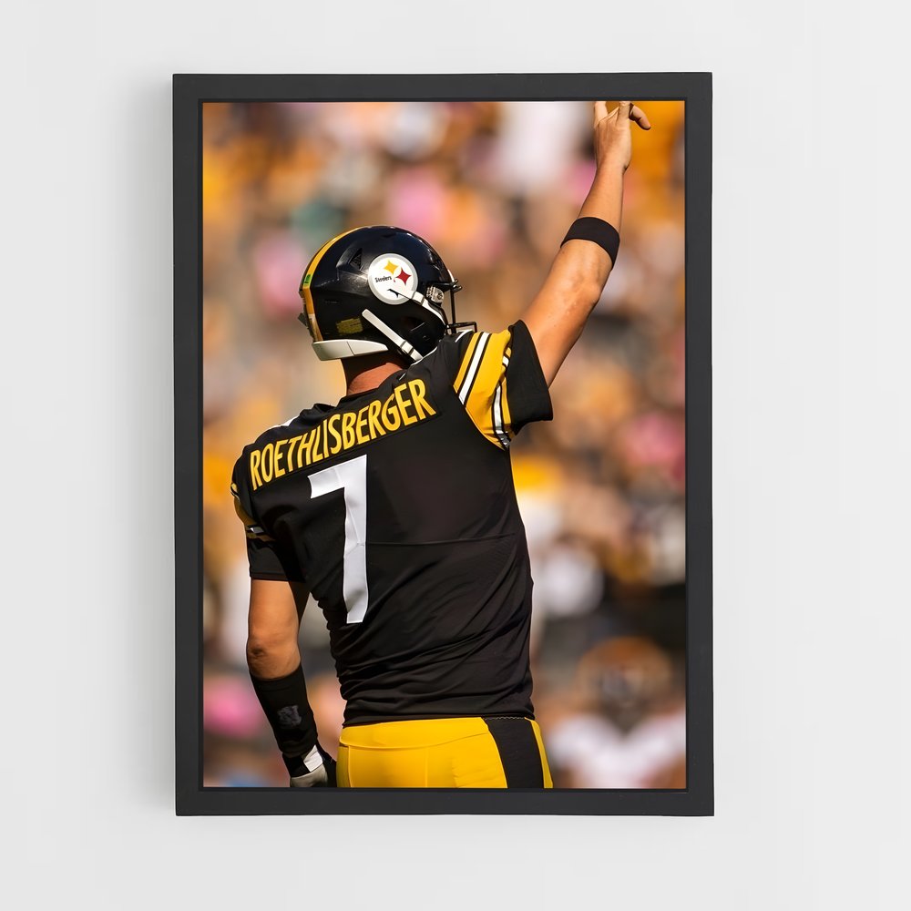 ap-ben roethlisberger-2 cadre Noir