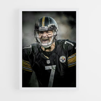 ap-ben roethlisberger-4 cadre Blanc
