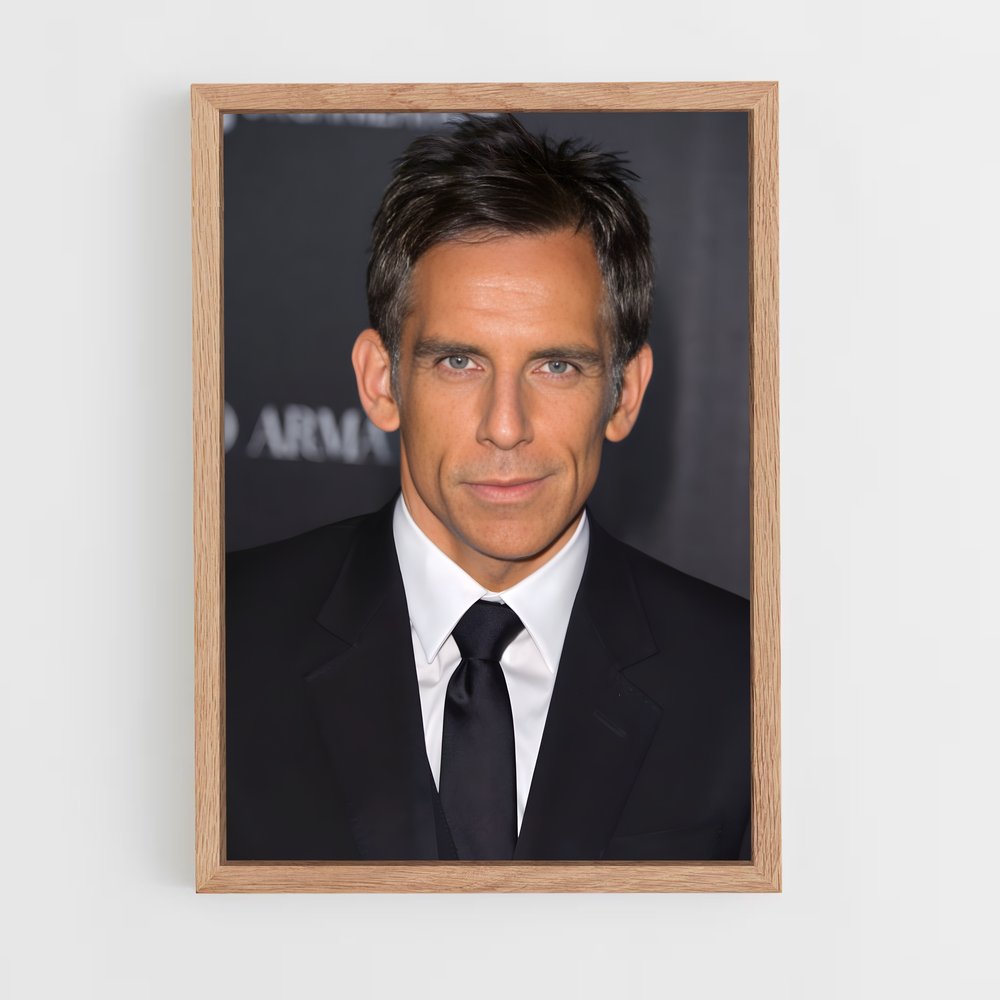 ap-ben stiller-4 cadre Bois clair