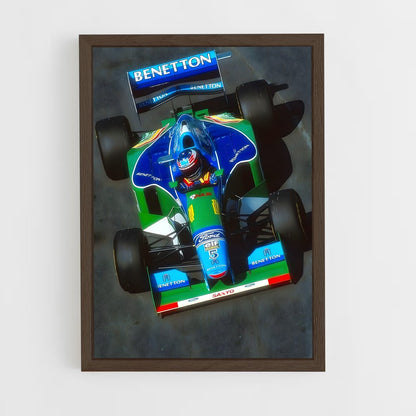 ap-benetton b194-1 cadre Bois foncé