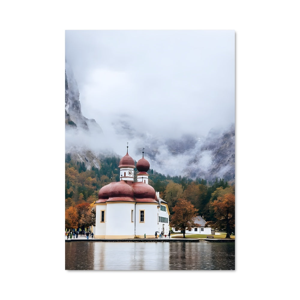 Poster Église du Lac Bled