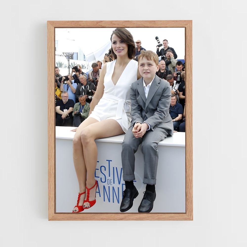 ap-berenice bejo-3 cadre Bois clair