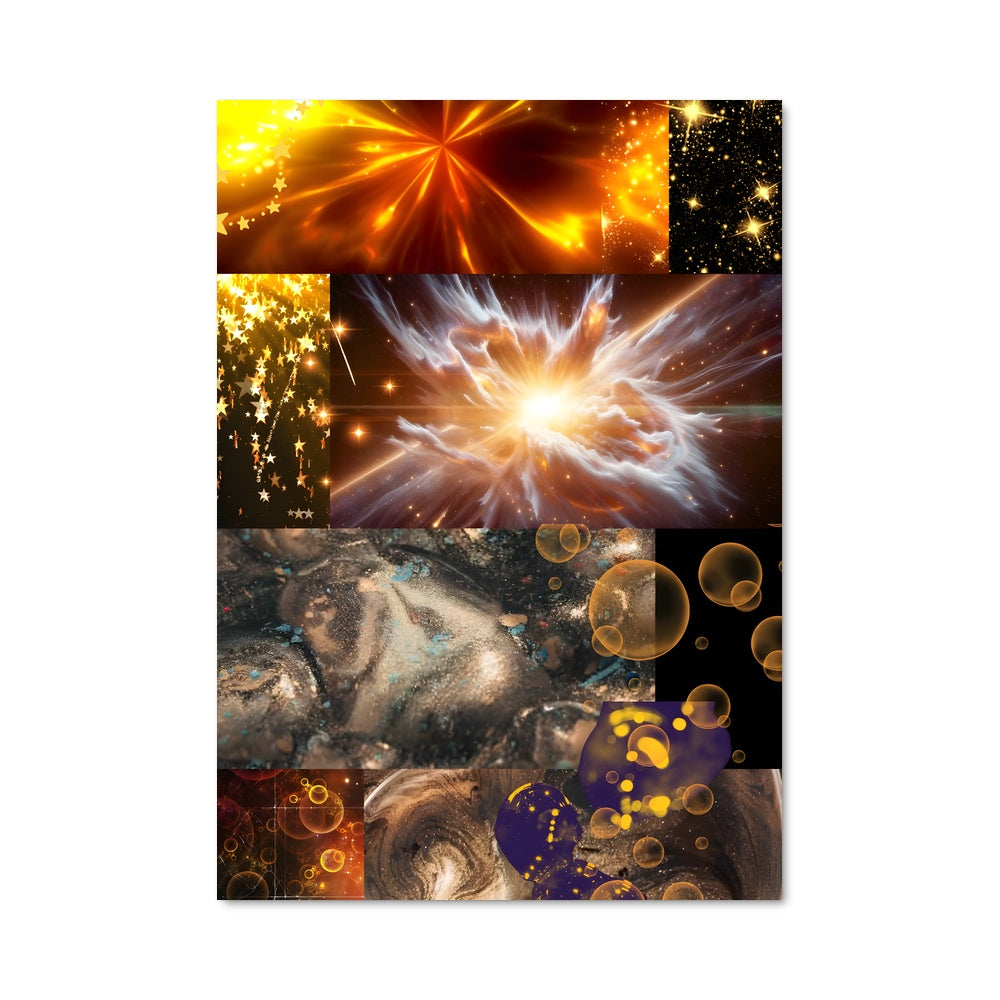 Poster Abstractions Cosmiques