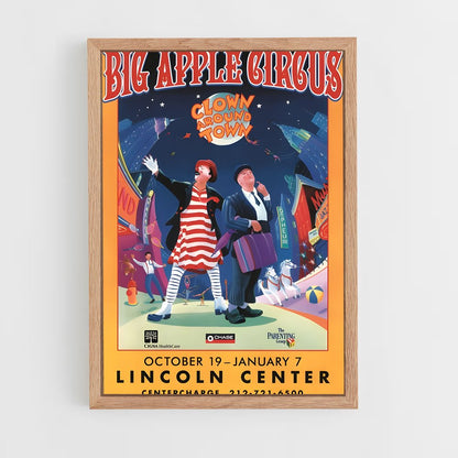 ap-big apple circus-3 cadre Bois clair