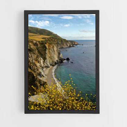 ap-big sur cliffs-4 cadre Noir