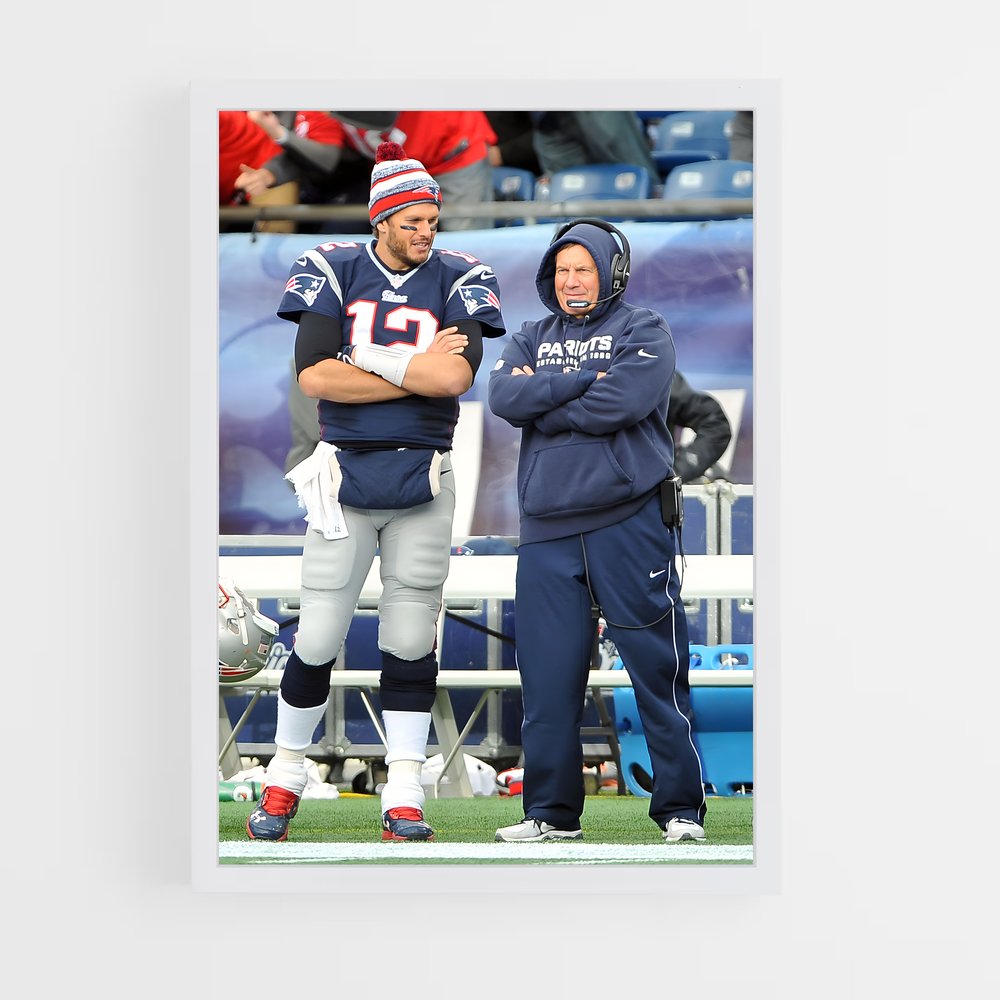 ap-bill belichick-1 cadre Blanc