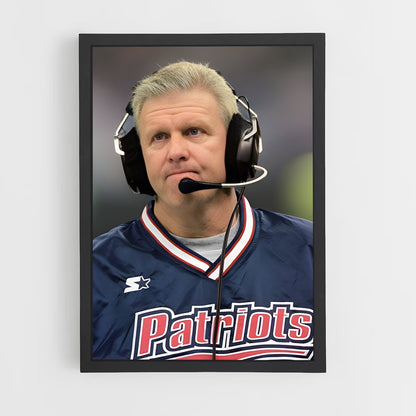 ap-bill parcells-1 cadre Noir