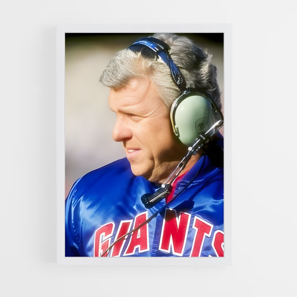 ap-bill parcells-2 cadre Blanc