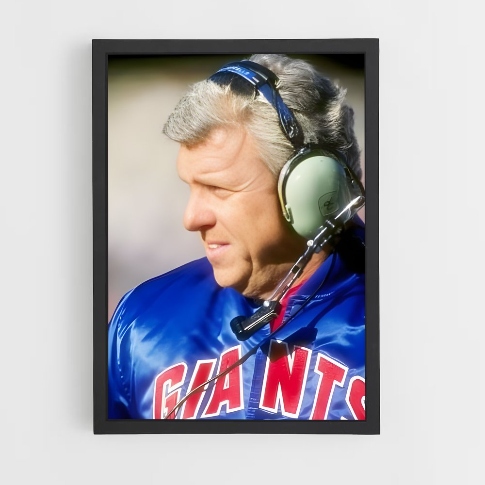 ap-bill parcells-2 cadre Noir