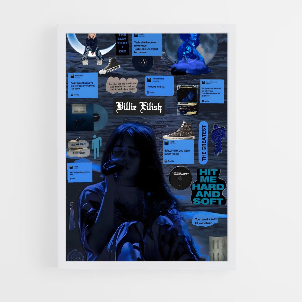ap-billie eilish-1 cadre Blanc