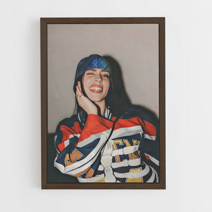 ap-billie eilish-5 cadre Bois foncé