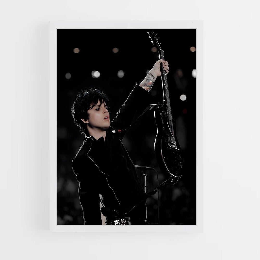ap-billie joe armstrong-1 cadre Blanc