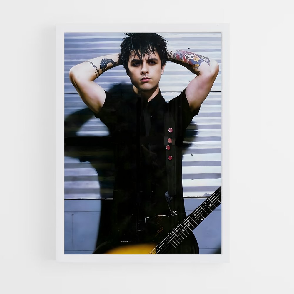ap-billie joe armstrong-4 cadre Blanc