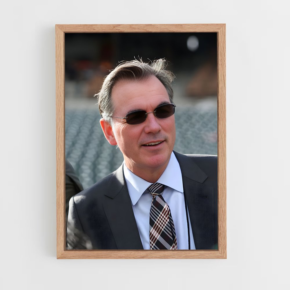 ap-billy beane-2 cadre Bois clair