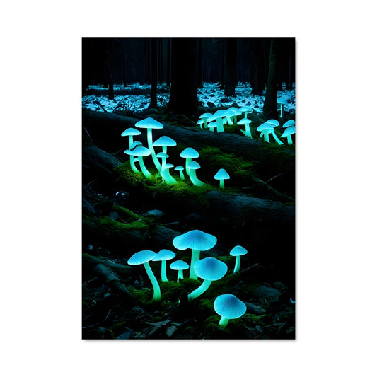 Poster Bioluminescent mushroom 94182
