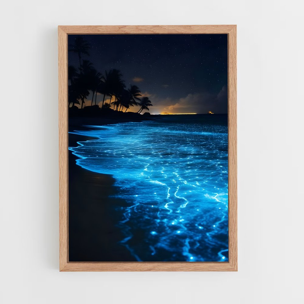 ap-bioluminescent beaches-6 cadre Bois clair