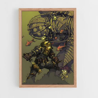 ap-bioshock-4 cadre Bois clair