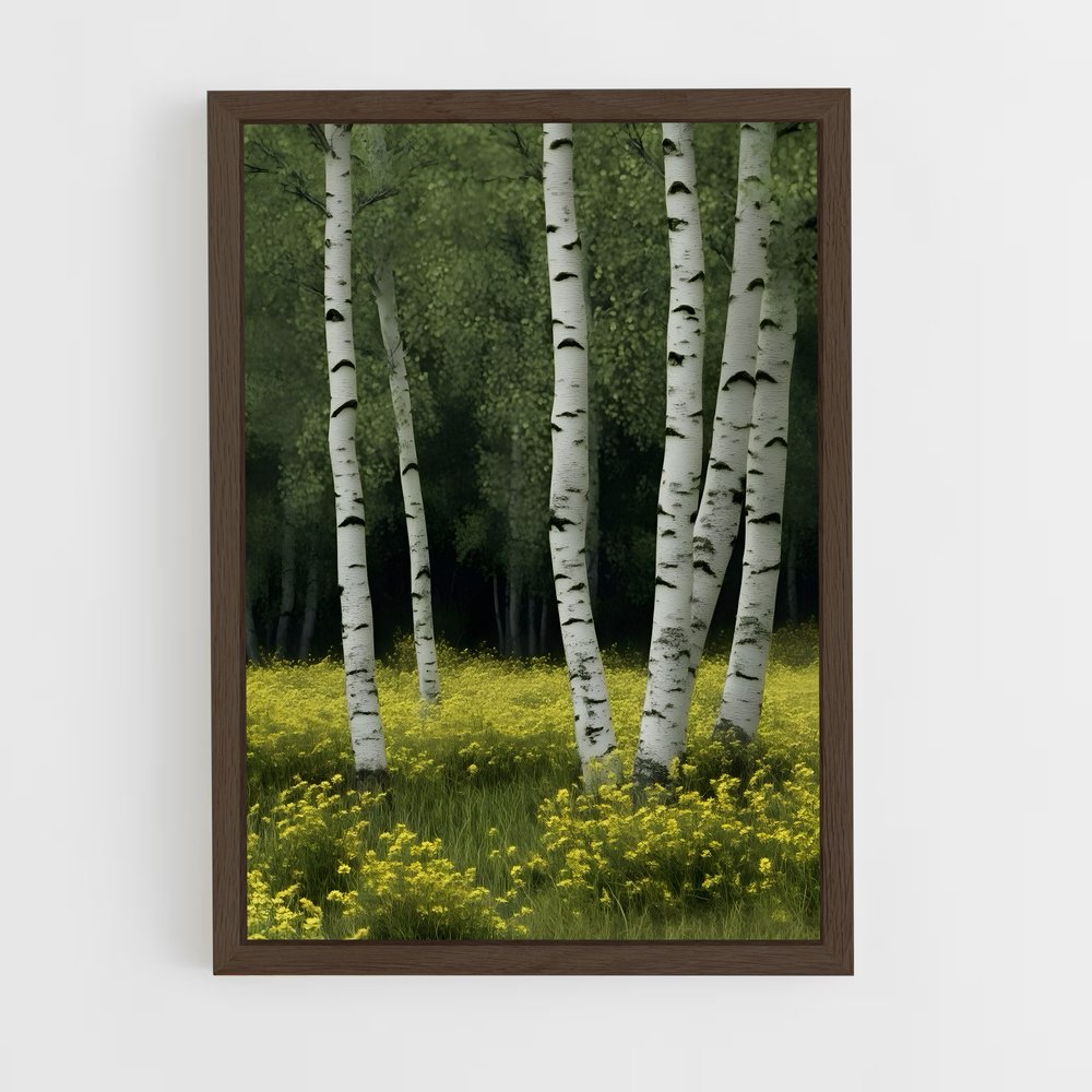 ap-birch-1 cadre Bois foncé