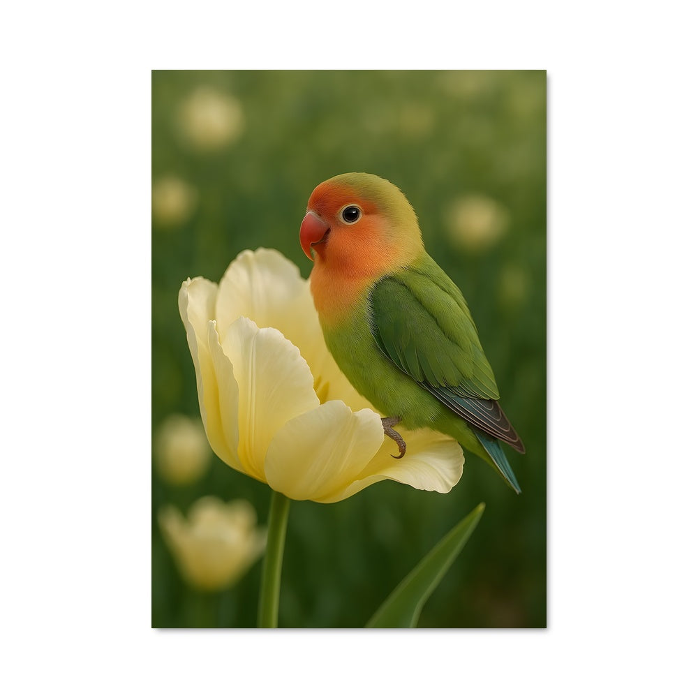 Poster Oiseau de Fleur
